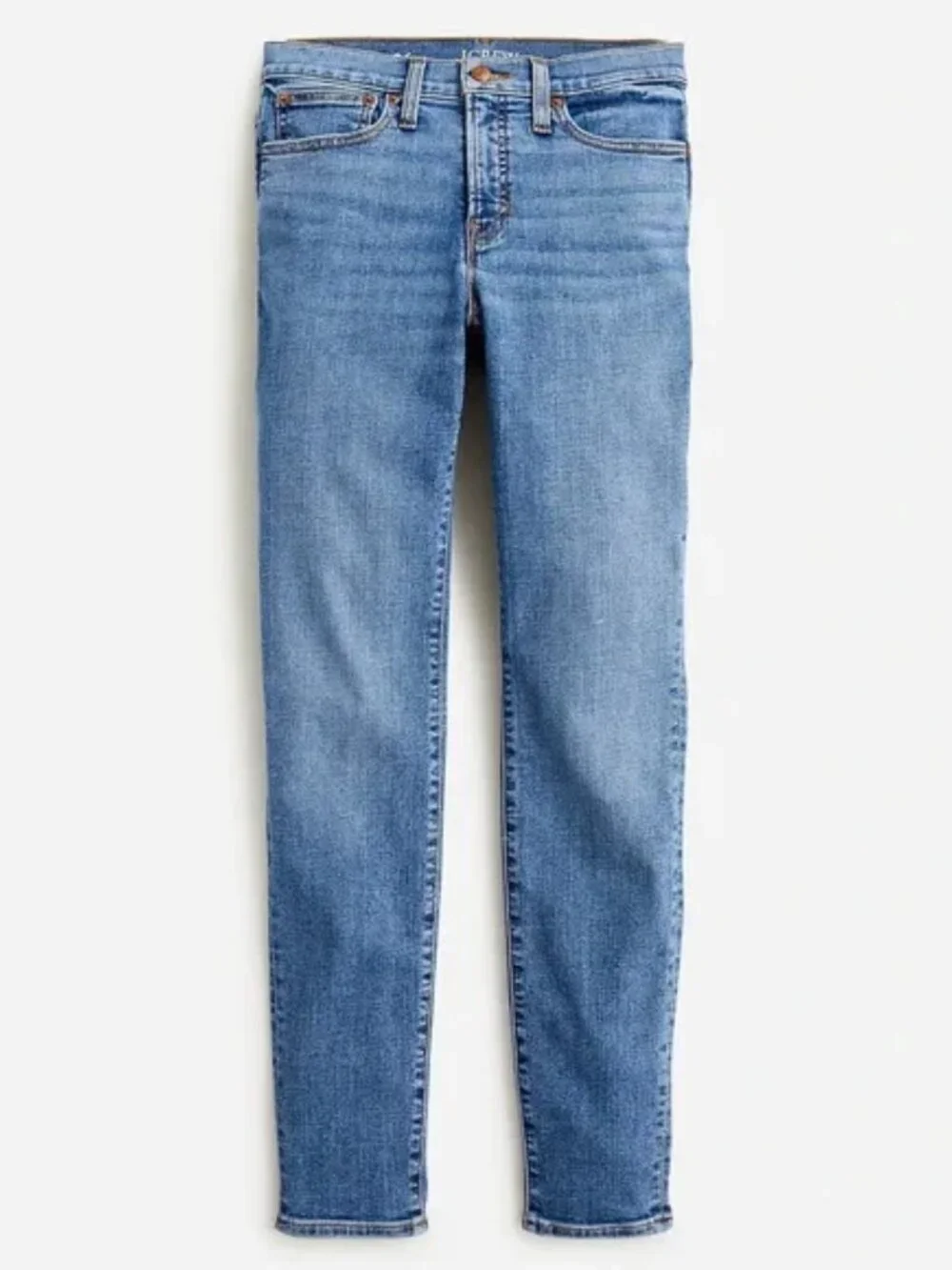 J. Crew Toothpick Jeans Women's 34 High Rise Bluebell Wash BP391 Stretch Denim
